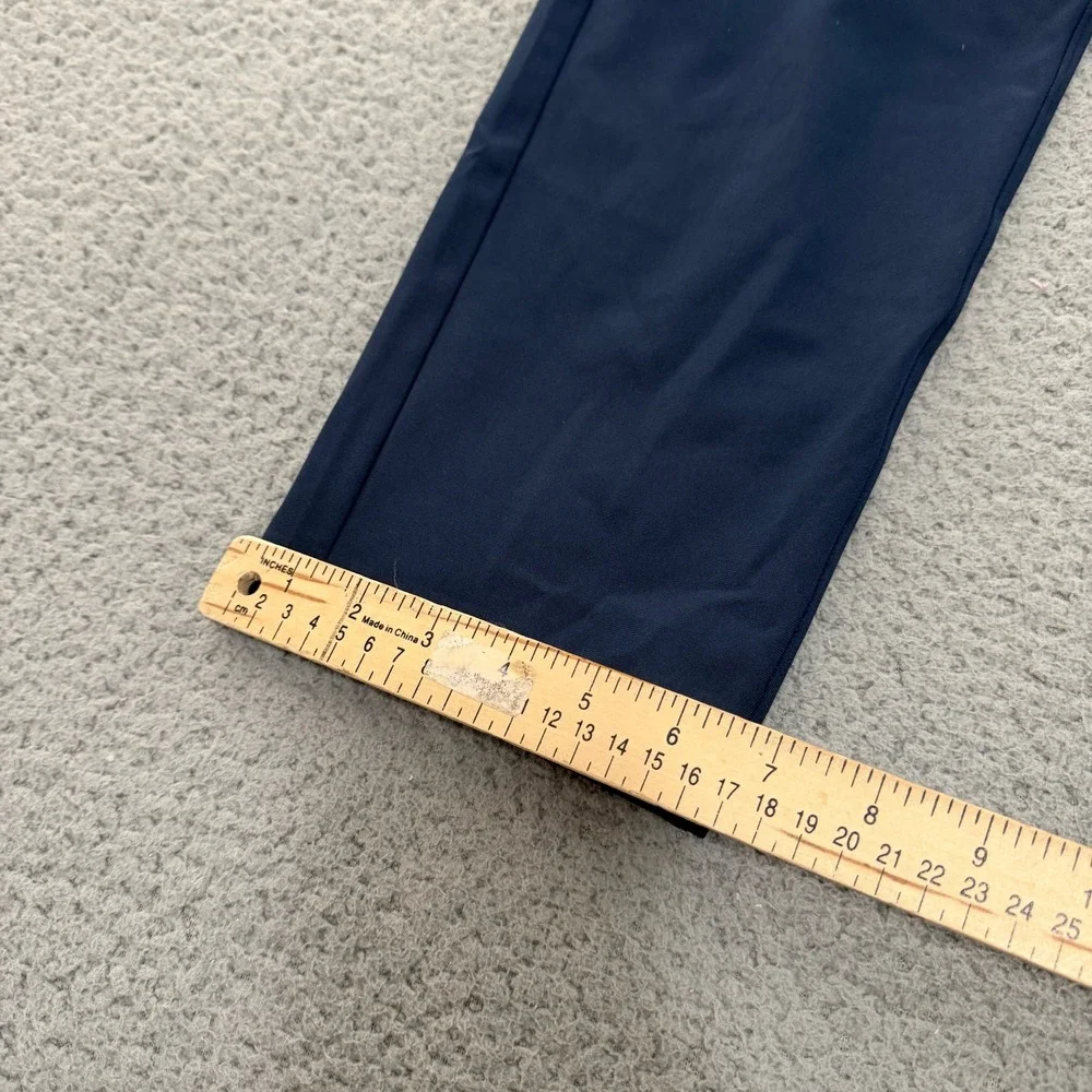 Lululemon Commission Pant Slim Navy Blue Warpstreme Golf Chino Mens 35x31